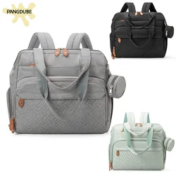PANGDUBE Mochila de pañales grande para maternidad con chupetero