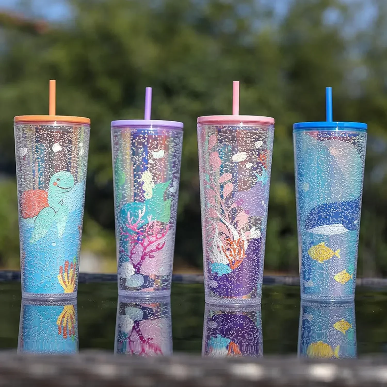 Vaso aislado portátil de gran capacidad para exteriores, vaso de café de acero inoxidable con tapa y pajitas, regalos de vacaciones - imagen 2