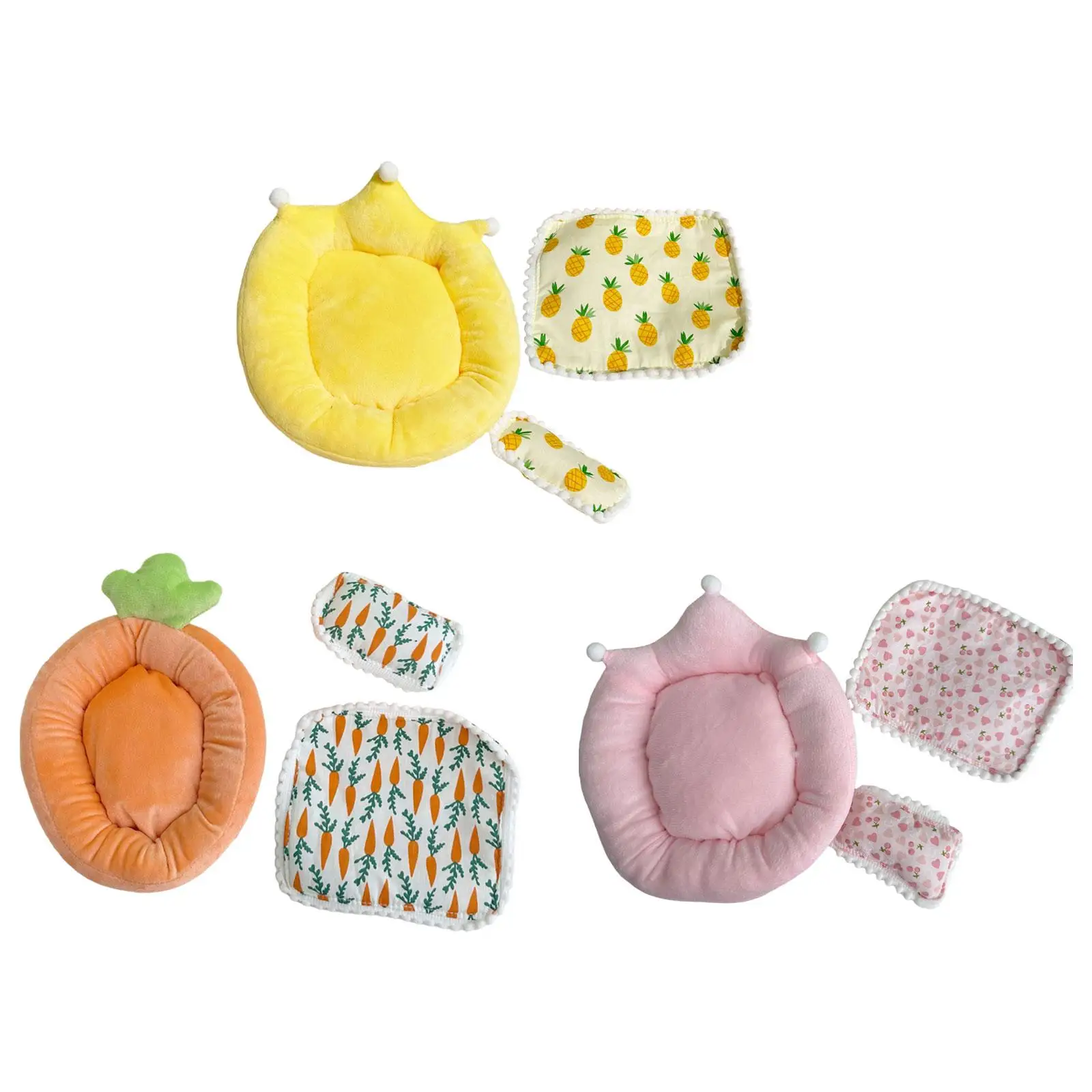 Doll Bedding Accessories Set Doll House Accessories DIY Educational Toy for 17cm Dolls Doll Cradles Doll Bunkbeds Accessories