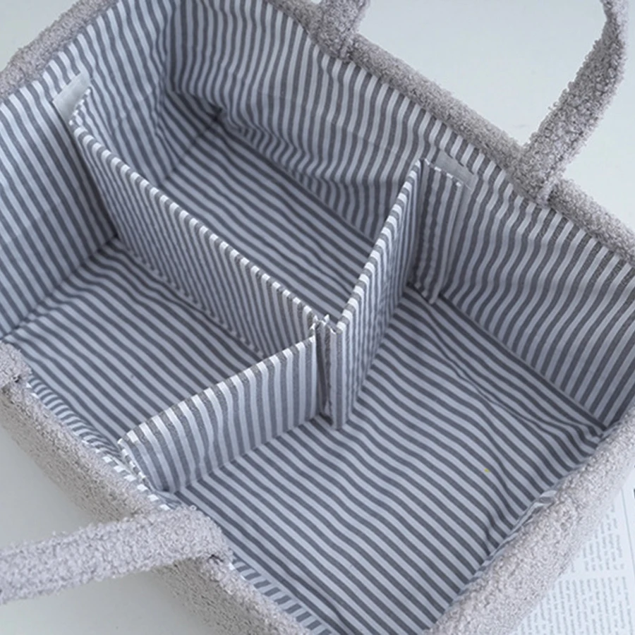 Bolsa de viaje portátil para mamá, bolsa de pañales, almacenamiento de biberones, bolso multifuncional, cesta organizadora de productos para bebés - imagen 3