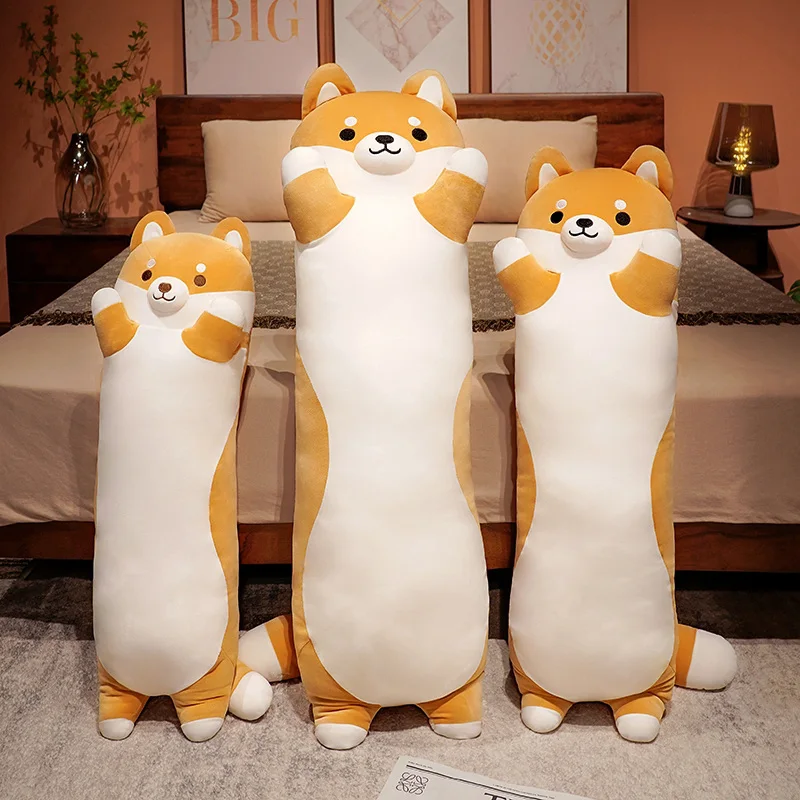 Almohada de peluche Shiba Inu gigante, cojín suave para regalo - imagen 2