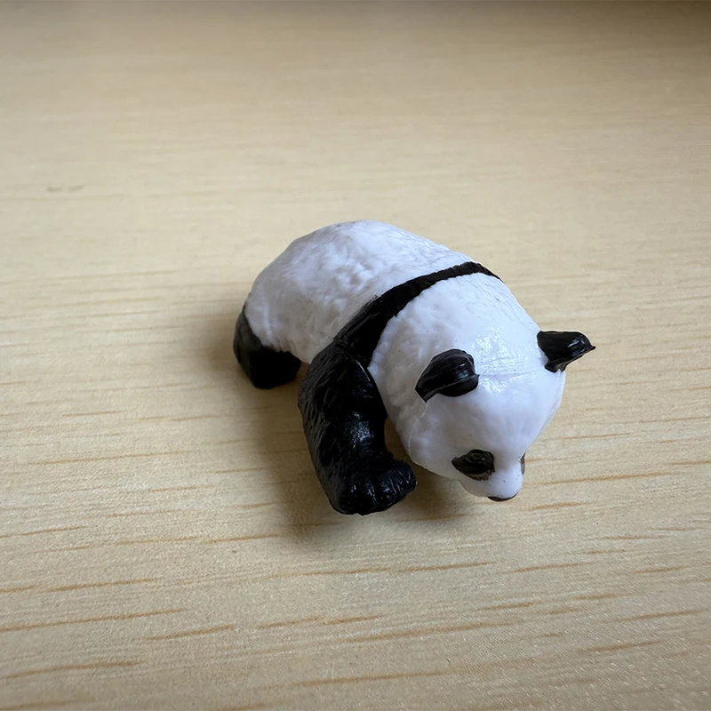 4 unids/set lindo Panda figura de PVC decoración de escritorio DIY adornos de micropaisaje accesorios decoración del hogar - imagen 3