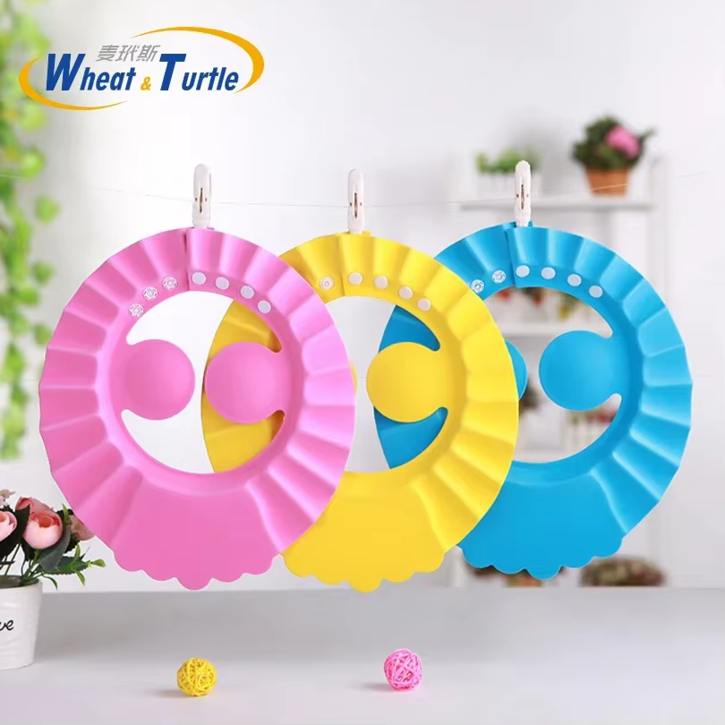 Gorro de baño ajustable para bebé – Protector salpicaduras impermeable