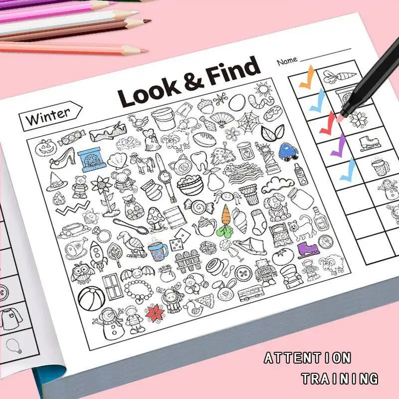 Libro para colorear y buscar objetos ocultos para niños - imagen 3