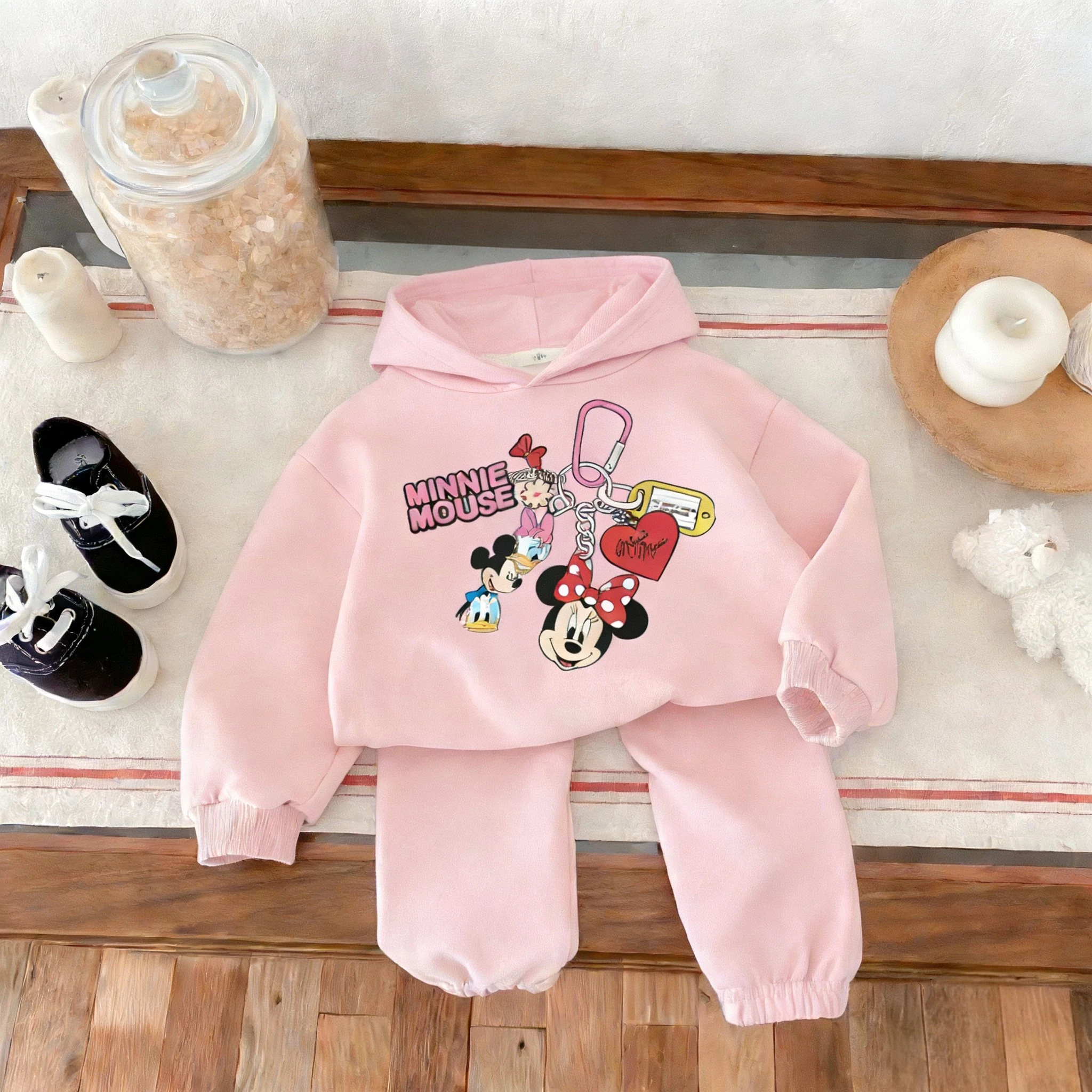 Conjunto de Ropa Infantil de Boutique, Sudadera con Capucha y Pantalones Deportivos de Primavera, Trajes de Dos Piezas, Ropa Infantil, Chándales Casuales para Niña, Traje de Manga Larga