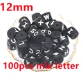 100pcs mix letter