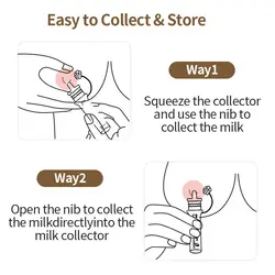 Recolectores de calostro silicona para leche materna del bebé