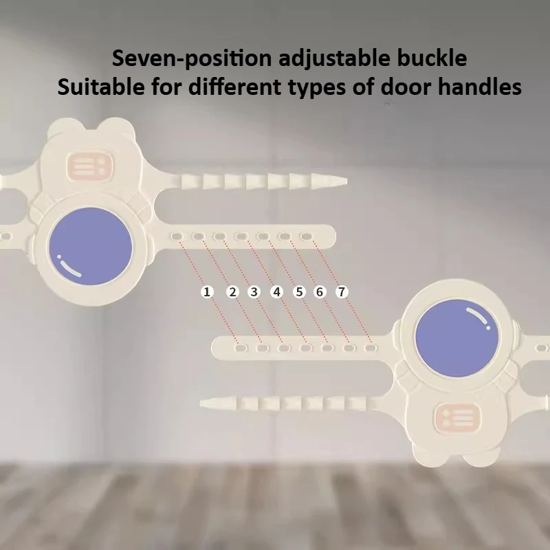 Silenciador de puerta, cubierta de pestillo de puerta, almohadillas de cierre silenciosas para reducir el ruido de golpes, cojín para guardería de bebé para evitar que la puerta de golpes - imagen 5