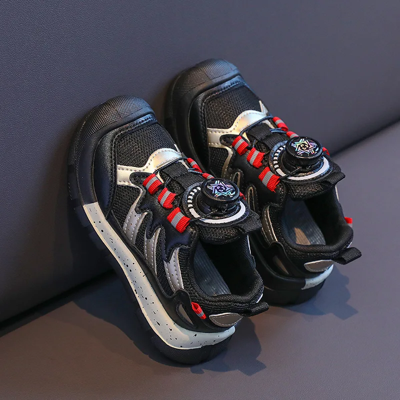 Zapatillas de deporte de primavera, nueva moda, zapatos sencillos para niña, comodidad, suela suave, antideslizantes, zapatos para niño, zapatillas deportivas informales ligeras y transpirables - imagen 4