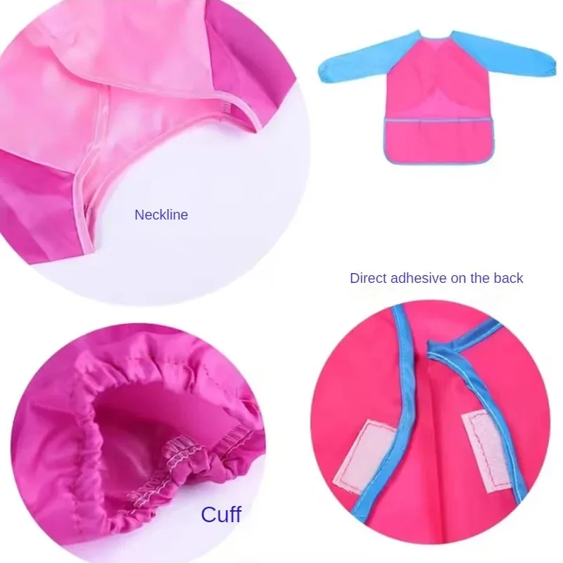 Babero impermeable manga larga para bebé – Pintura y comidas - imagen 4