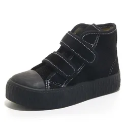 Zapatillas infantiles de pana antideslizantes para otoño