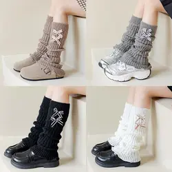 Calcetines de algodón para bebé con lazo - Color sólido y suave