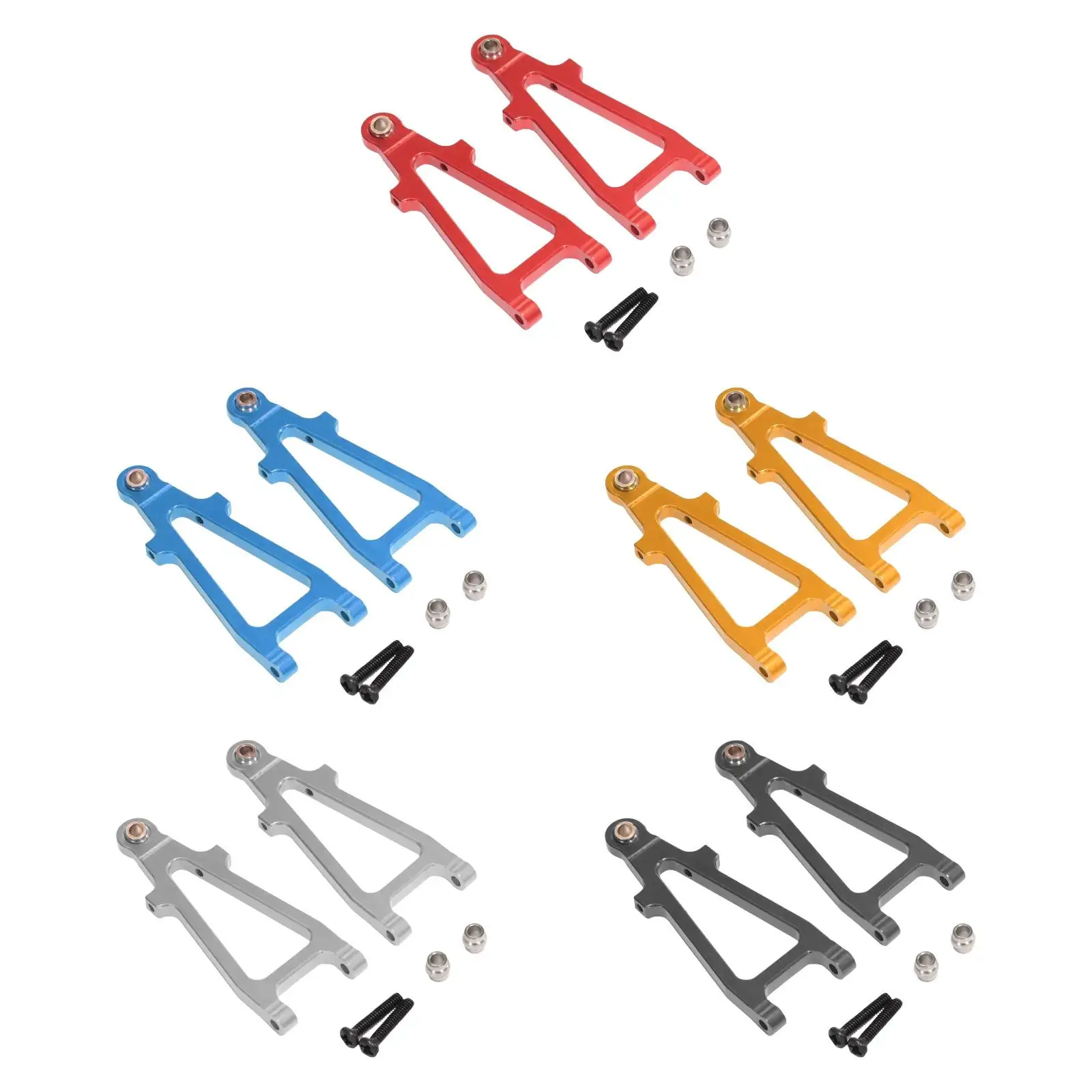 2x RC Car Front Lower Swing Arms 1/20 Premium Heavy Duty High Strength Easy to Replace Modification Part for C8811 20208 JJRC