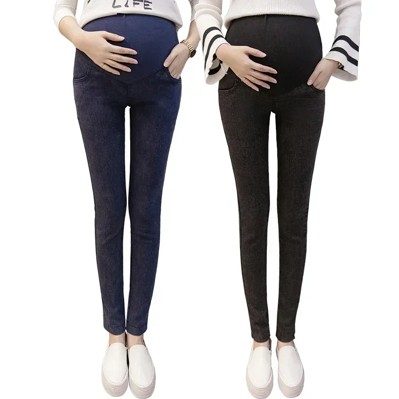 Pantalones de maternidad vaqueros para embarazadas con ajuste ventral - imagen 4