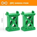 2pcs green pier