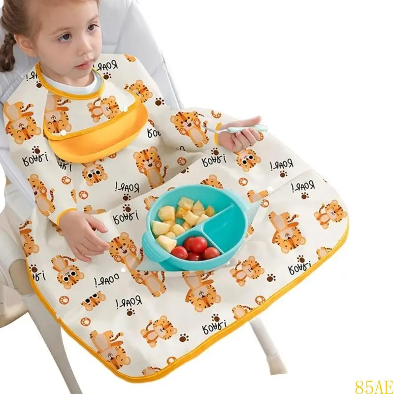 85ae 1-3 años para comer babero complementaria babero silla comedor cubierta diseño integrado