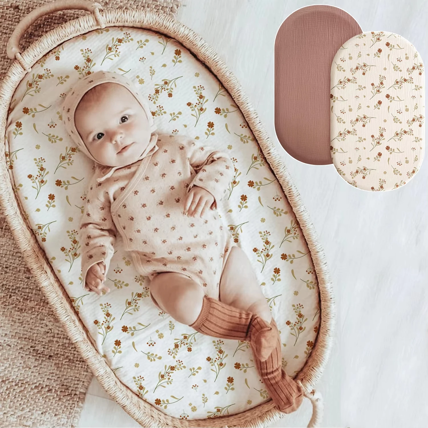 Sábana bajera de muselina de algodón suave y transpirable para bebé, Sábana para cuna de recién nacido, ropa de cama Universal para dormitorio, Sábana plana para cuna