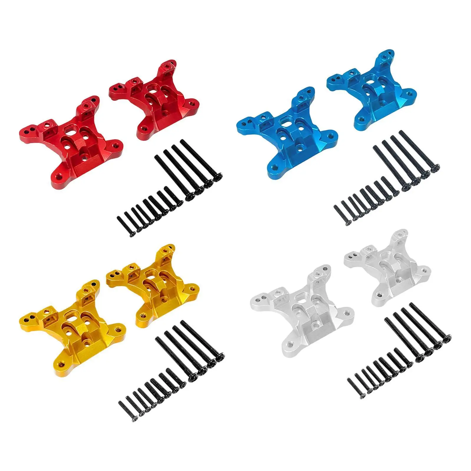 Montaje de choque trasero delantero fácil de instalar multiusos ligero 1/16 RC modificación de coche para RC Crawler accesorios de coche RC de alta velocidad - imagen 2