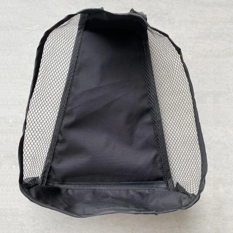 Bolsa organizadora portátil para cochecito bebé M76C, cesta almacenamiento tela Oxford negra, accesorios para cochecito - imagen 4