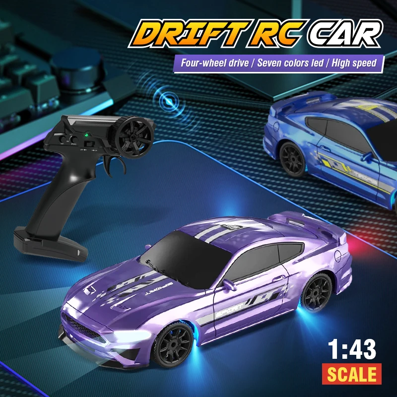 Coche drift radiocontrol con giroscopio – Incluye conos de tráfico - imagen 5