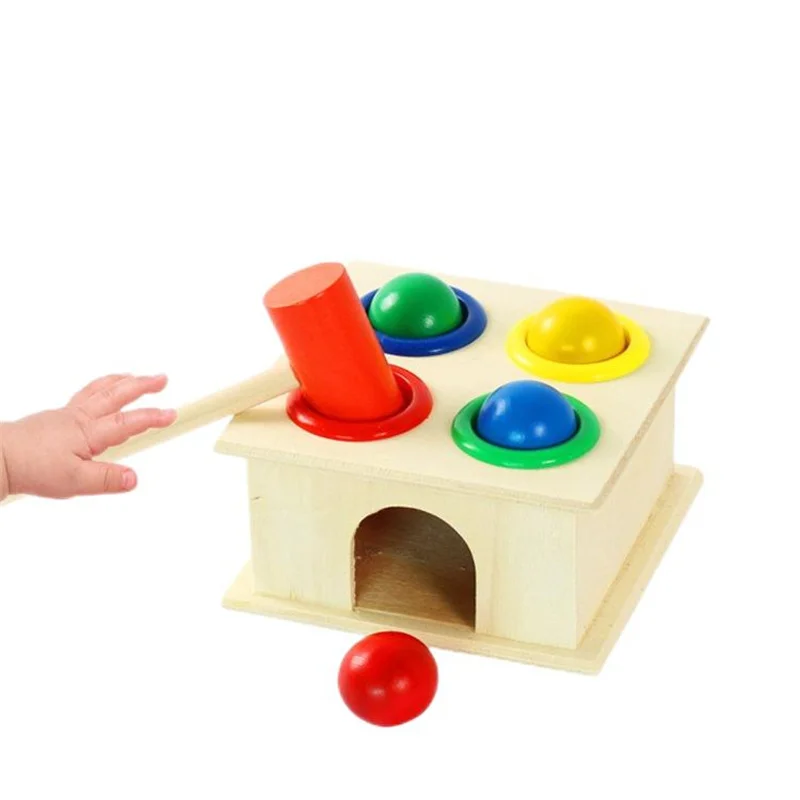 Juego martillar Montessori madera para niños – Rompecabezas golpes - imagen 3