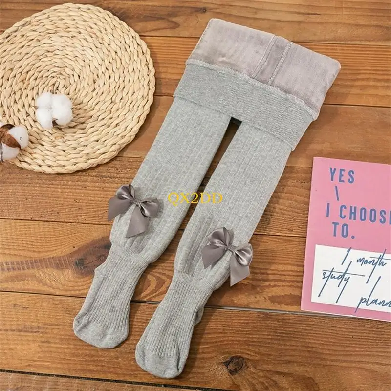 QX2D Leggings térmicos gruesos calientes pantimedias calzadas largas