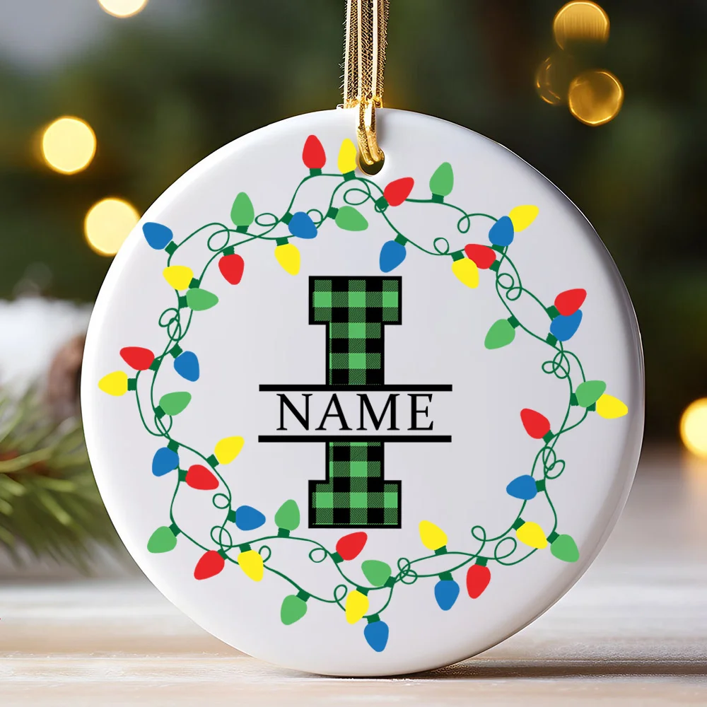 letter I with name