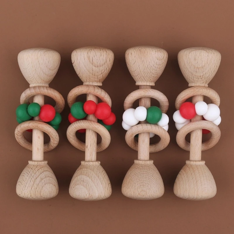 Mordedor Madera Haya Bebé - Sonajero Musical BPA Free - imagen 3