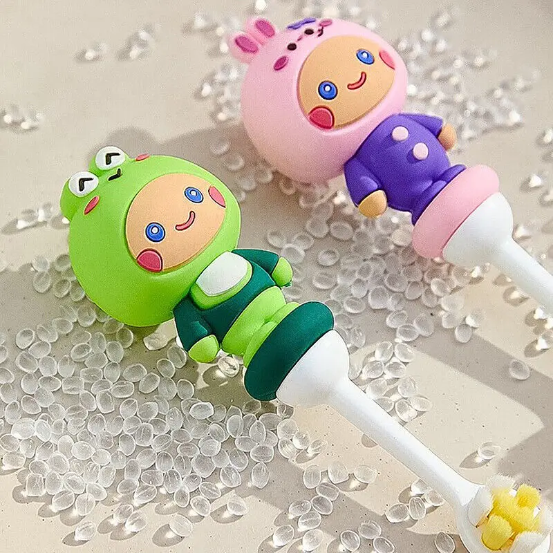 Cepillo dental infantil de silicona – Cerdas suaves con forma de animal - imagen 4