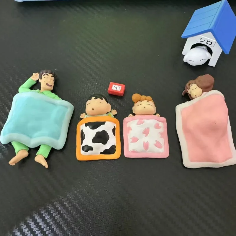 Crayon Shinchan Sleeping Series Gashapon Toys Nohara Misae figura bonita de dibujos animados modelo adornos Juguetes - imagen 2