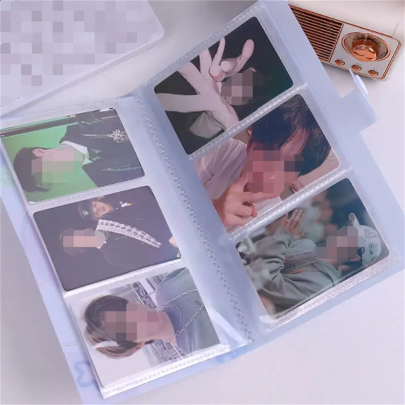 Botón a presión, álbumes de fotos de 3 pulgadas, cubierta de frutas bonitas, tarjetero transparente, pantalla de tarjetas con 240 ranuras para imagen fotográfica - imagen 4