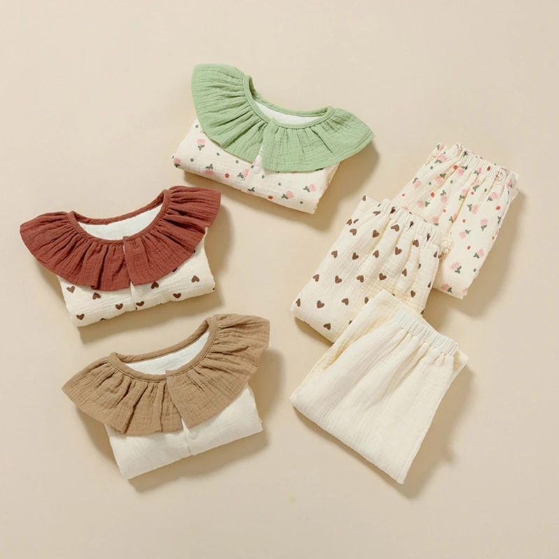 Conjunto de ropa de bebé suave y transpirable, traje suave de algodón transpirable para niños de 0 a 3 años - imagen 4