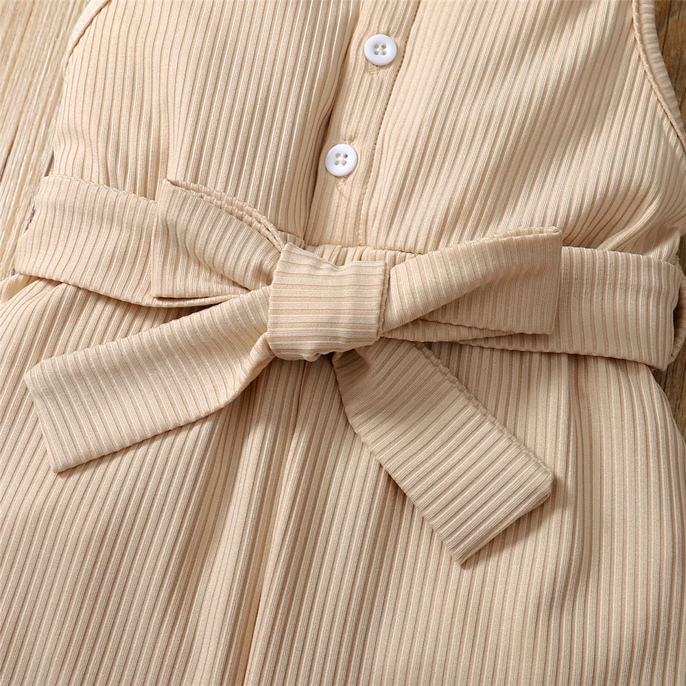 Mono sin mangas para niña pequeña de 1 a 5 años, traje de moda de verano, bonito - imagen 4