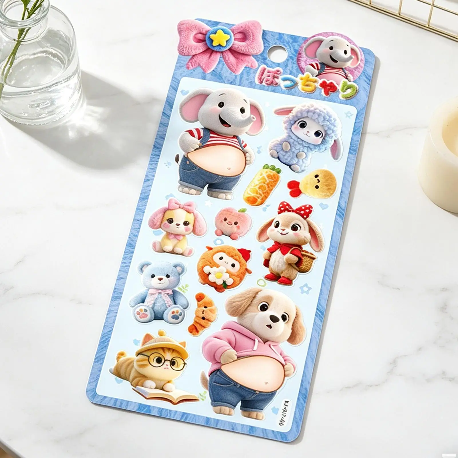 Pegatinas infantiles 3D en relieve decorativas para niños