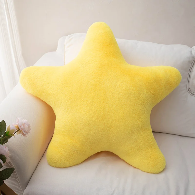 Almohada infantil con forma de estrella en felpa suave - imagen 2