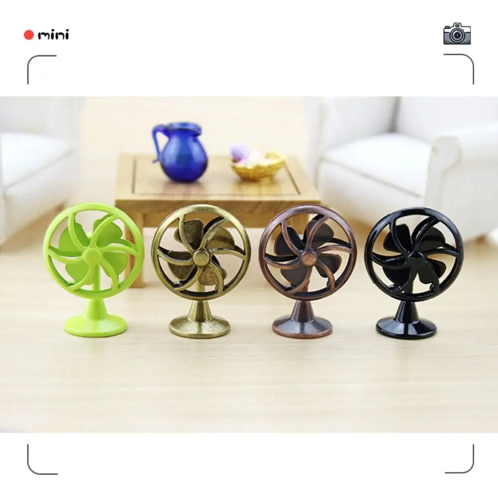 Ventilador miniatura para casa de munecas 1:12 - diseno vintage