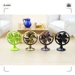 Ventilador miniatura para casa de munecas 1:12 - diseno vintage
