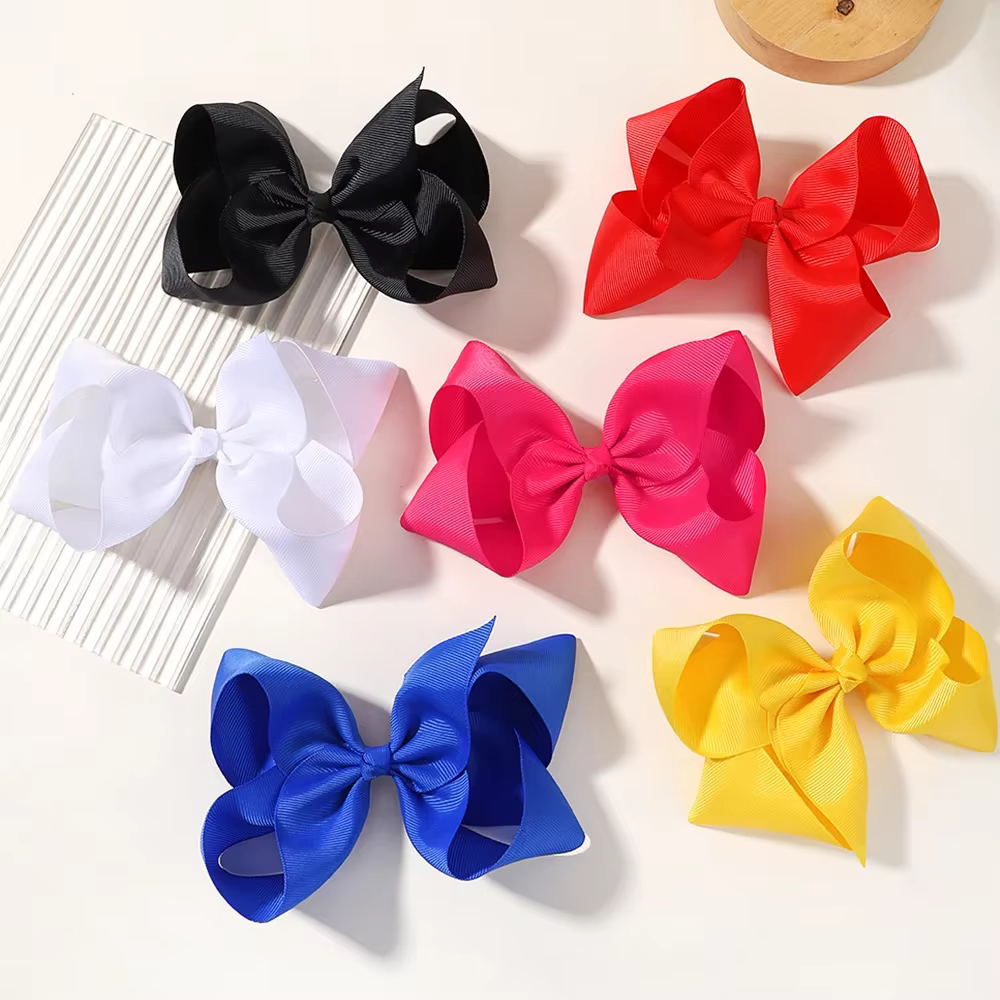 Lazos de grogrén para niñas y bebés – Accesorios pinzas pasadores pelo - imagen 2