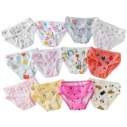 Calzoncillos de algodón dibujos animados para niñas y niños 2-11 años