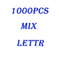1000pcs  mix letter