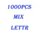 1000pcs  mix letter