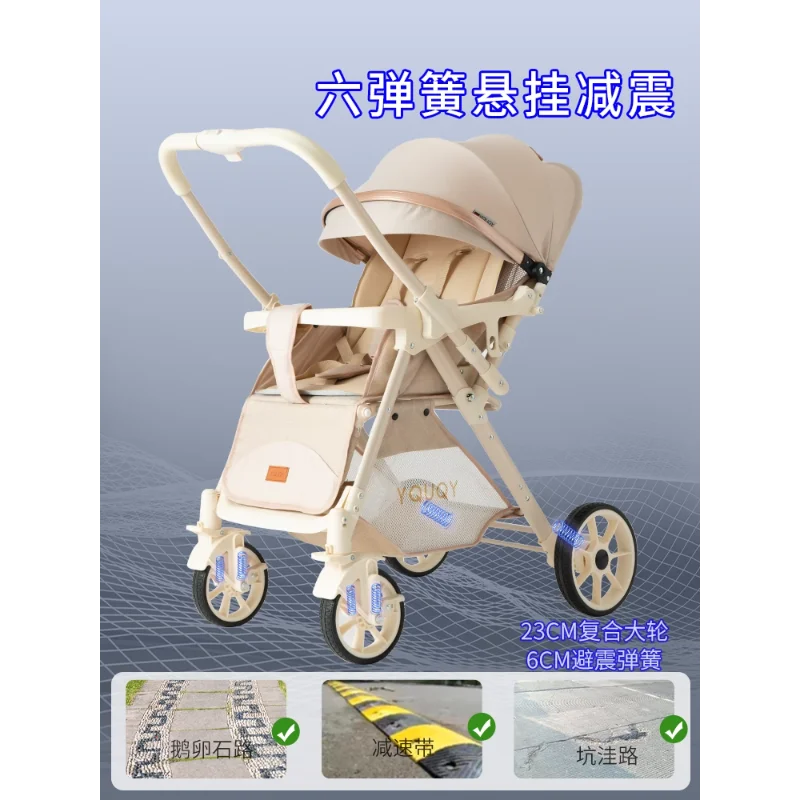Cochecito ligero reclinable para bebé – Plegable y funcional - imagen 2