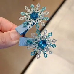 Pasadores de copos de nieve suaves para niña – Decorados