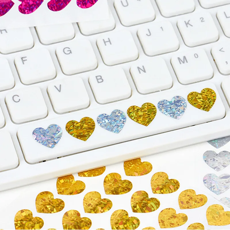 Pegatinas de corazón para niñas – Recompensa brillante de amor - imagen 4