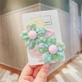 green sequin flower