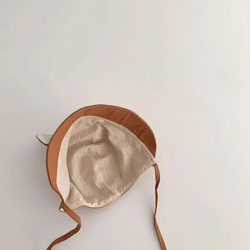Gorro de algodón transpirable con orejas de conejo para recién nacido - imagen 4