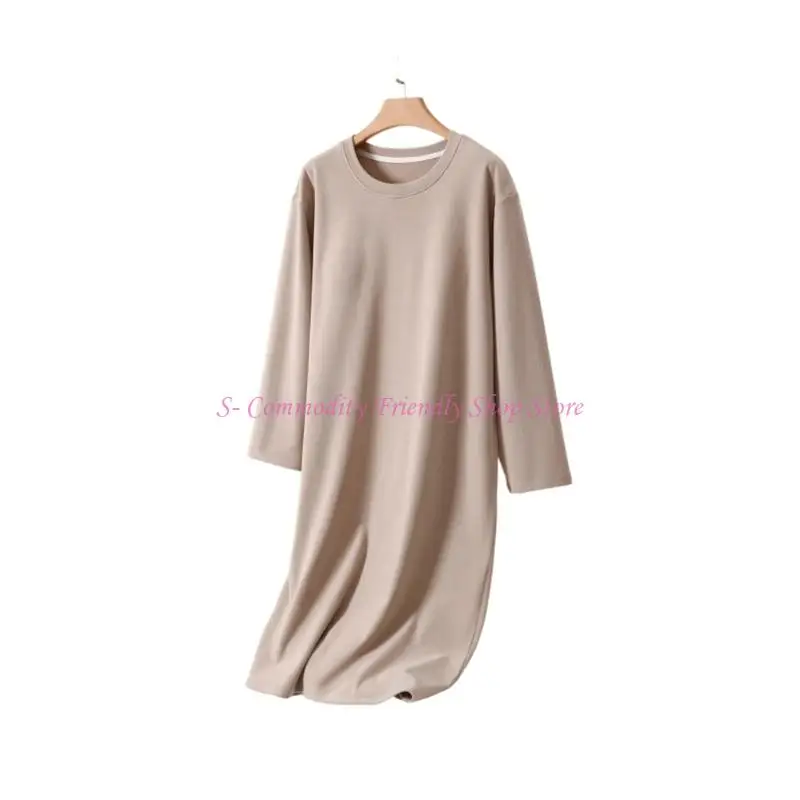 Camisón de maternidad con panel de soporte en tono natural