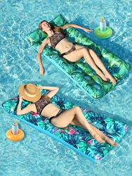 Flotador hinchable gigante para piscina con reposacabezas