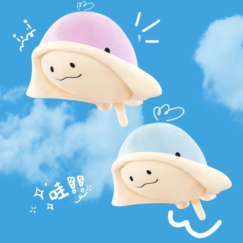 Peluche kawaii manta ray almohada pez suave para dormir regalo - imagen 2