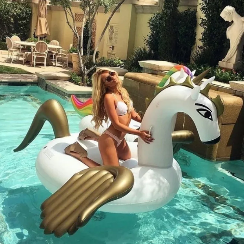 Colchón inflable gigante con animales para piscina infantil - imagen 5